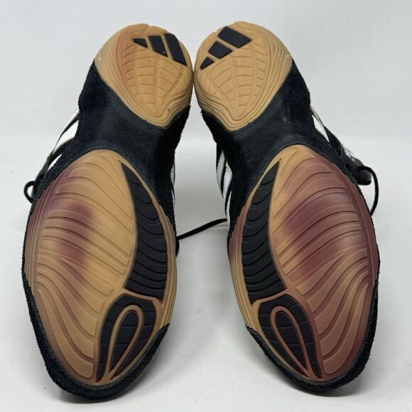 Adidas Tyrint Wrestling Boxing Shoes Mens 10 Black Suede Mesh Sneakers Vintage main image 9